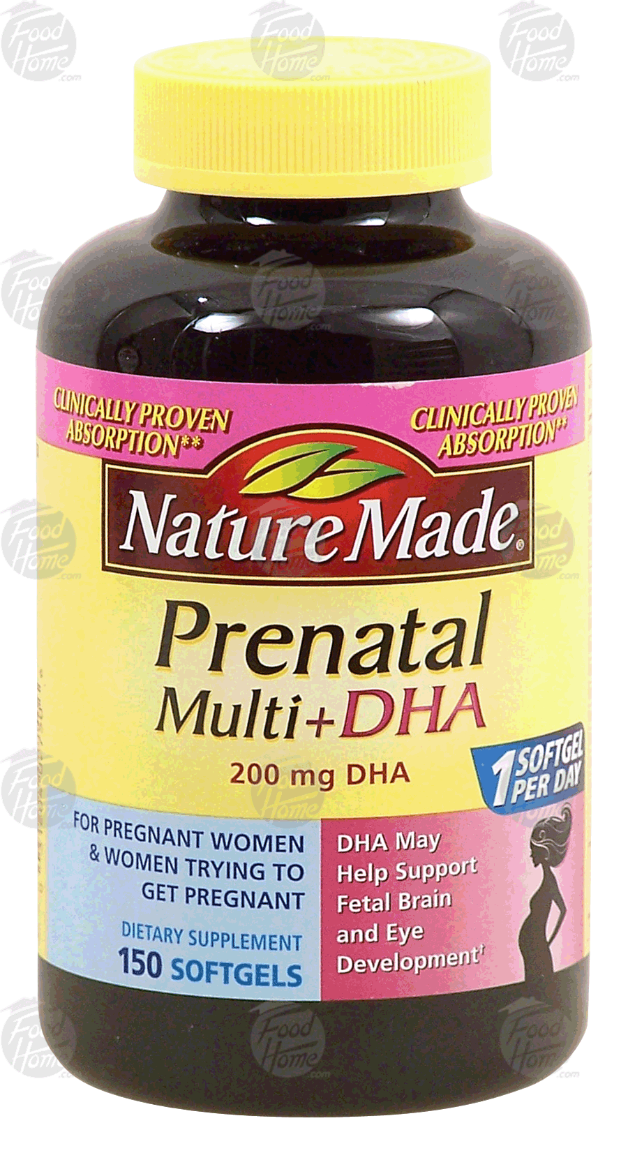 Nature Made  prenatal multi + DHA, 200-mg dha, softgels, for women pregnant or trying to get pregnant Full-Size Picture